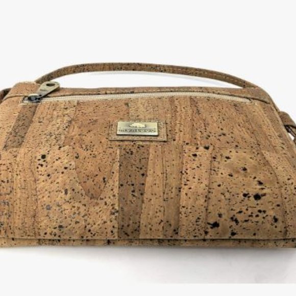 Montado Cork Crossbody Bag for Women - Handmade in Portugal from Cork Leather - Picture 2 of 6